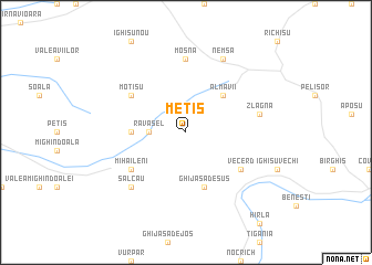map of Metiş
