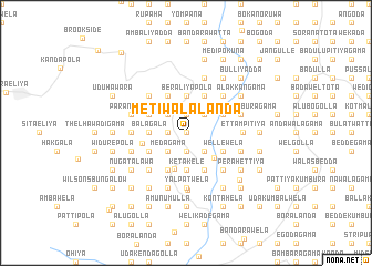 map of Metiwalalanda