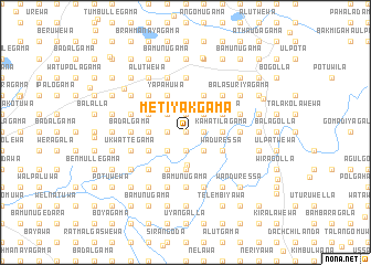 map of Metiyakgama