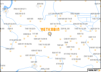 map of Metkabin