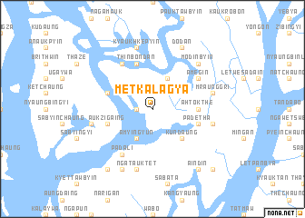 map of Metkalagya