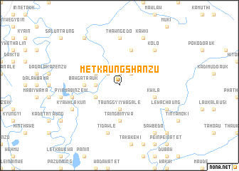 map of Metkaung-shanzu