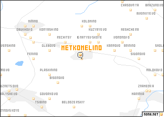 map of Metkomelino
