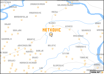 map of Metković