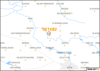 map of Metkov