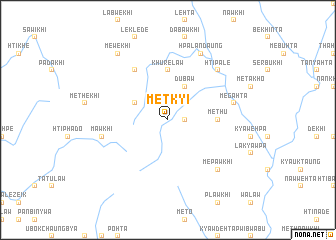 map of Metkyi
