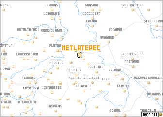 map of Metlatepec