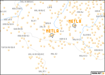 map of Metla