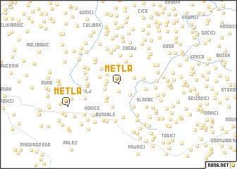 map of Metla