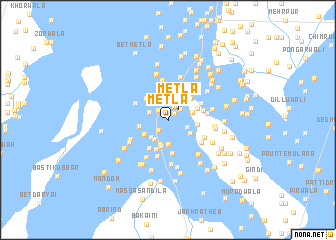 map of Metla