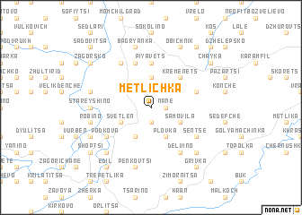 map of Metlichka