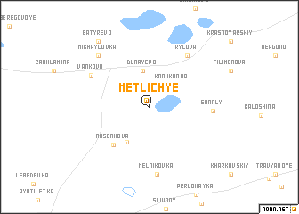 map of Metlich\