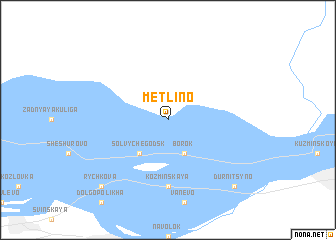 map of Metlino