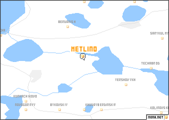 map of Metlino