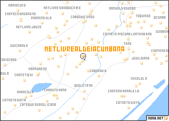 map of Met. Livre Aldeia Cumbana