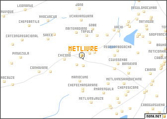 map of Met. Livre