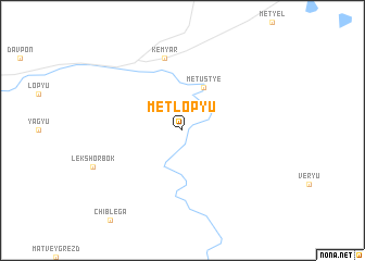 map of Met-Lop”yu