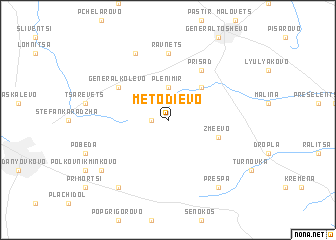 map of Metodievo