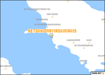 map of Metókhion Ayías Kiriakís