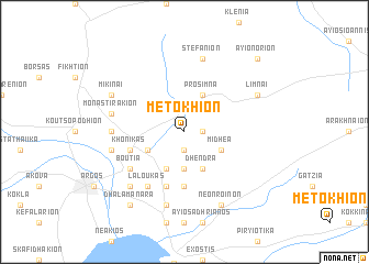 map of Metókhion