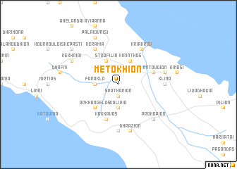 map of Metókhion