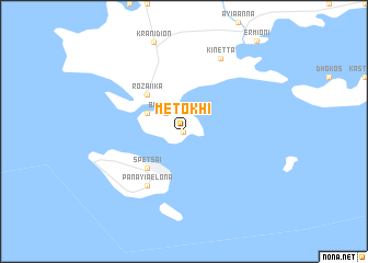 map of Metókhi