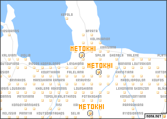 map of Metókhi