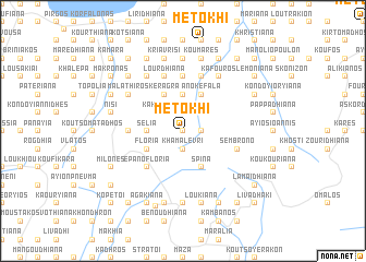 map of Metókhi