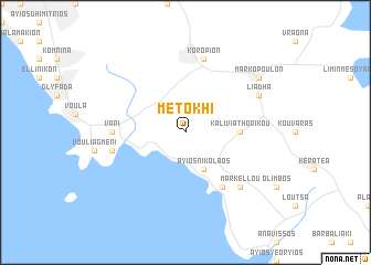 map of Metókhi