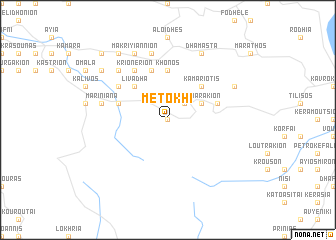 map of Metókhi