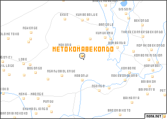 map of Metoko Ma Bekondo