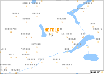 map of Metola