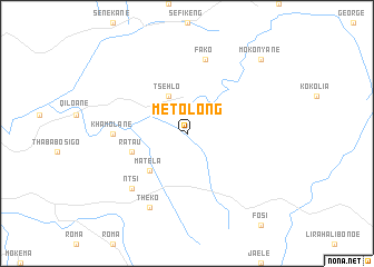 map of Metolong