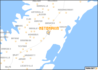 map of Metompkin