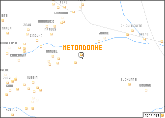 map of Metondonhe