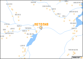 map of Metonha