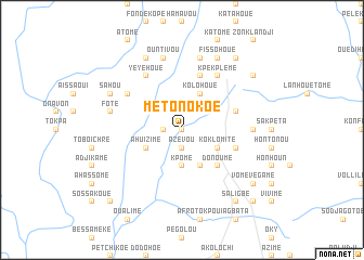 map of Métonokoé