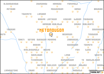 map of Métonougon