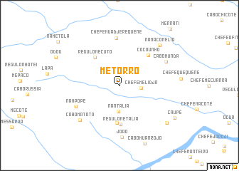 map of Metôrro