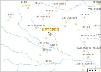 map of Metôrro