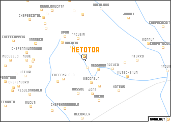 map of Metotoa