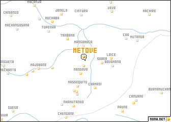 map of Metove