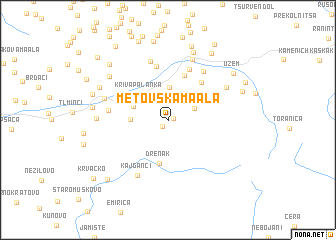 map of Metovska Maala
