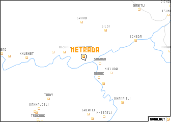 map of Metrada