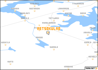 map of Metsäkulma