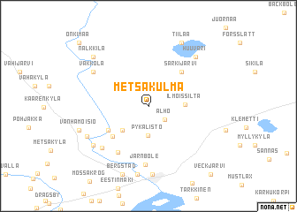 map of Metsäkulma