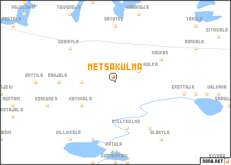 map of Metsäkulma