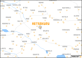 map of Metsakuru