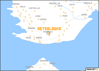 map of Metsalauka