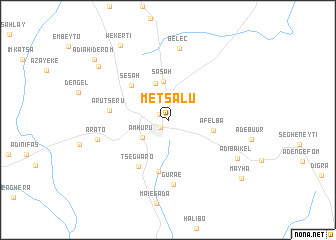 map of Metsʼalu
